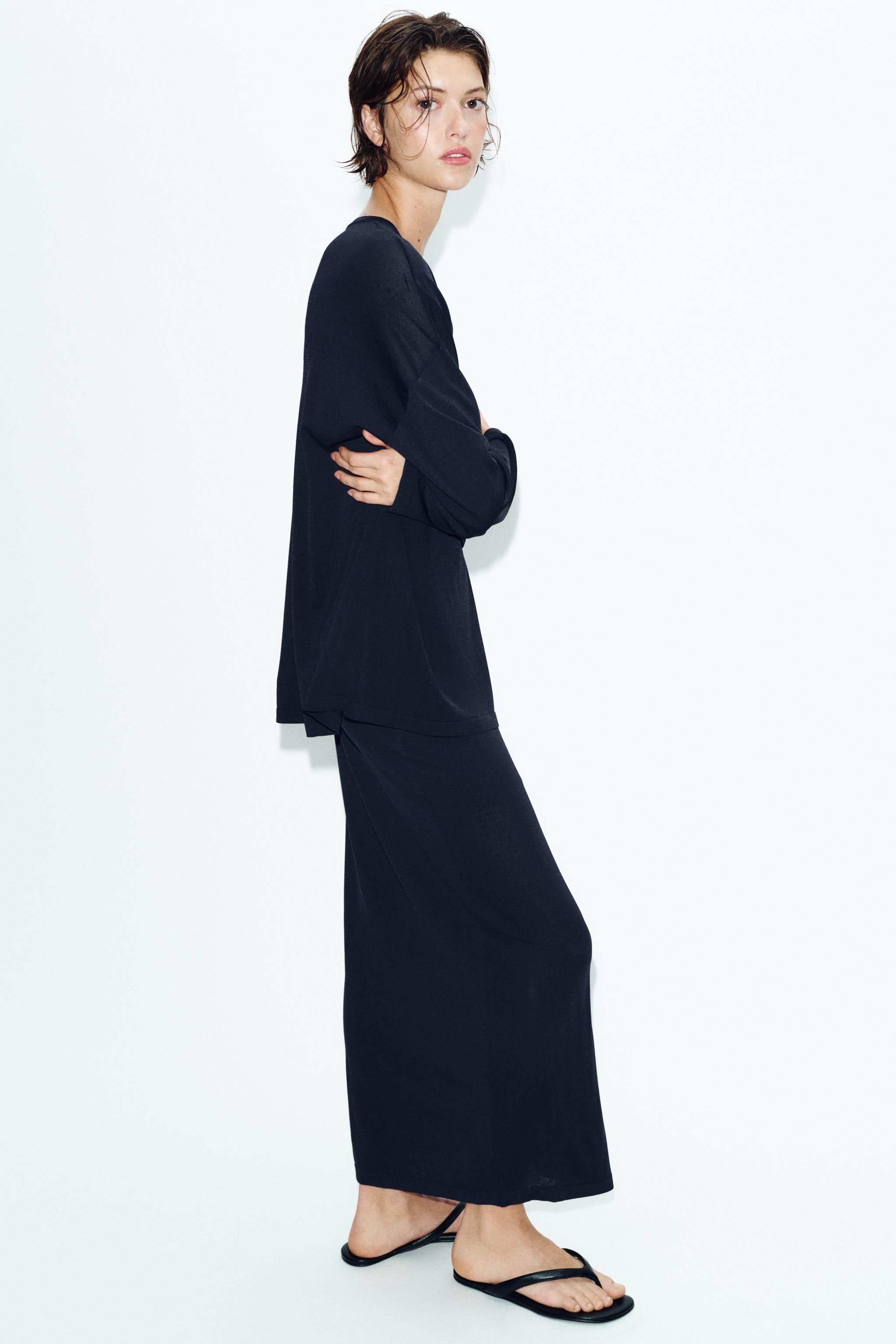 OVERSIZED FINE KNIT JUMPER